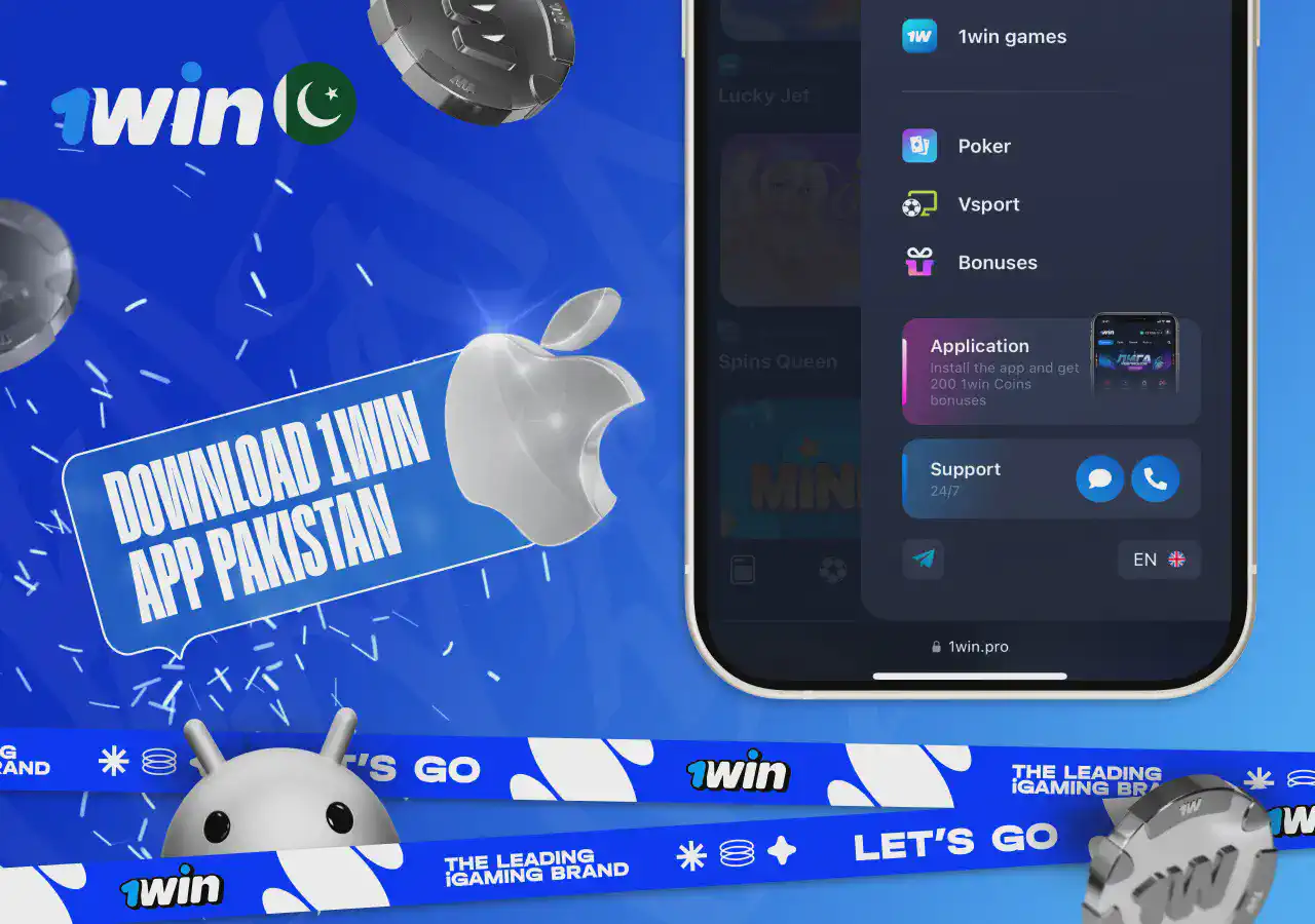 1win mobile app Pakistan