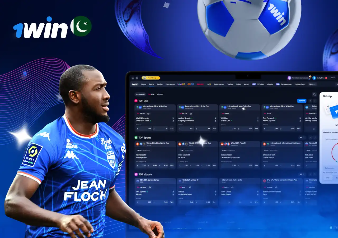 1win betting Pakistan