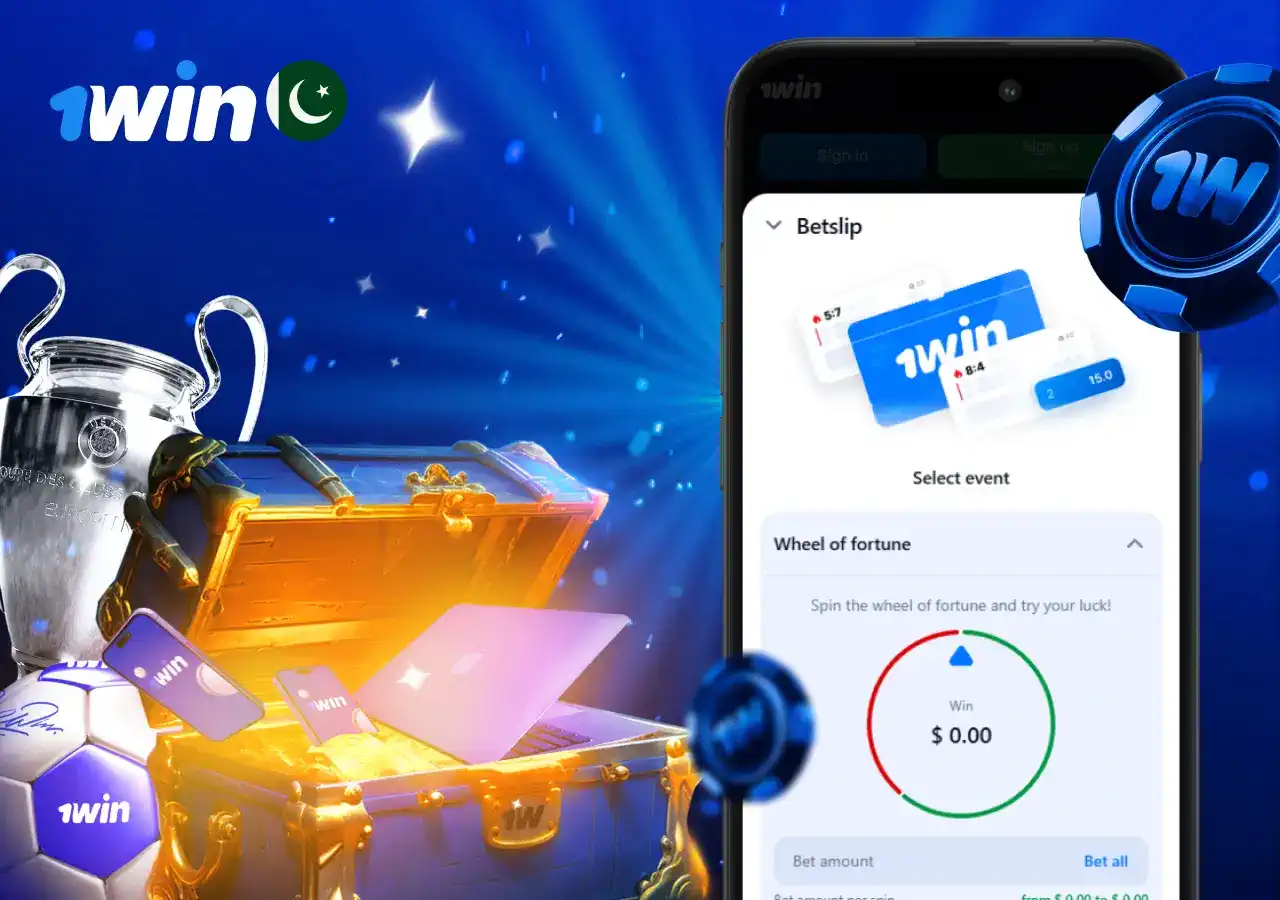 1win placing bets Pakistan