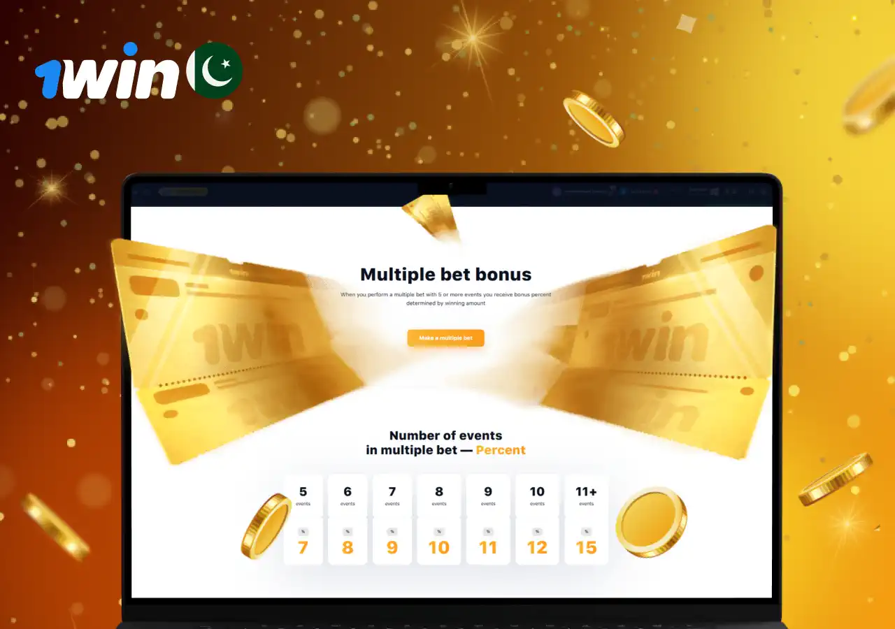 1win welcome bonus Pakistan