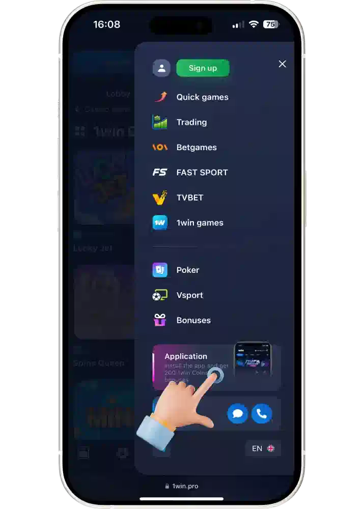 1win Plinko app