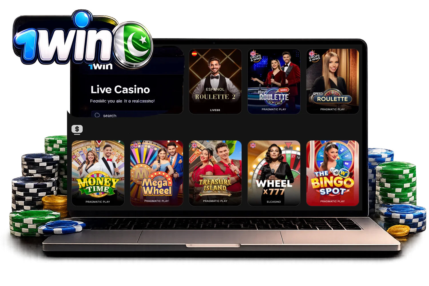 play 1win live casino