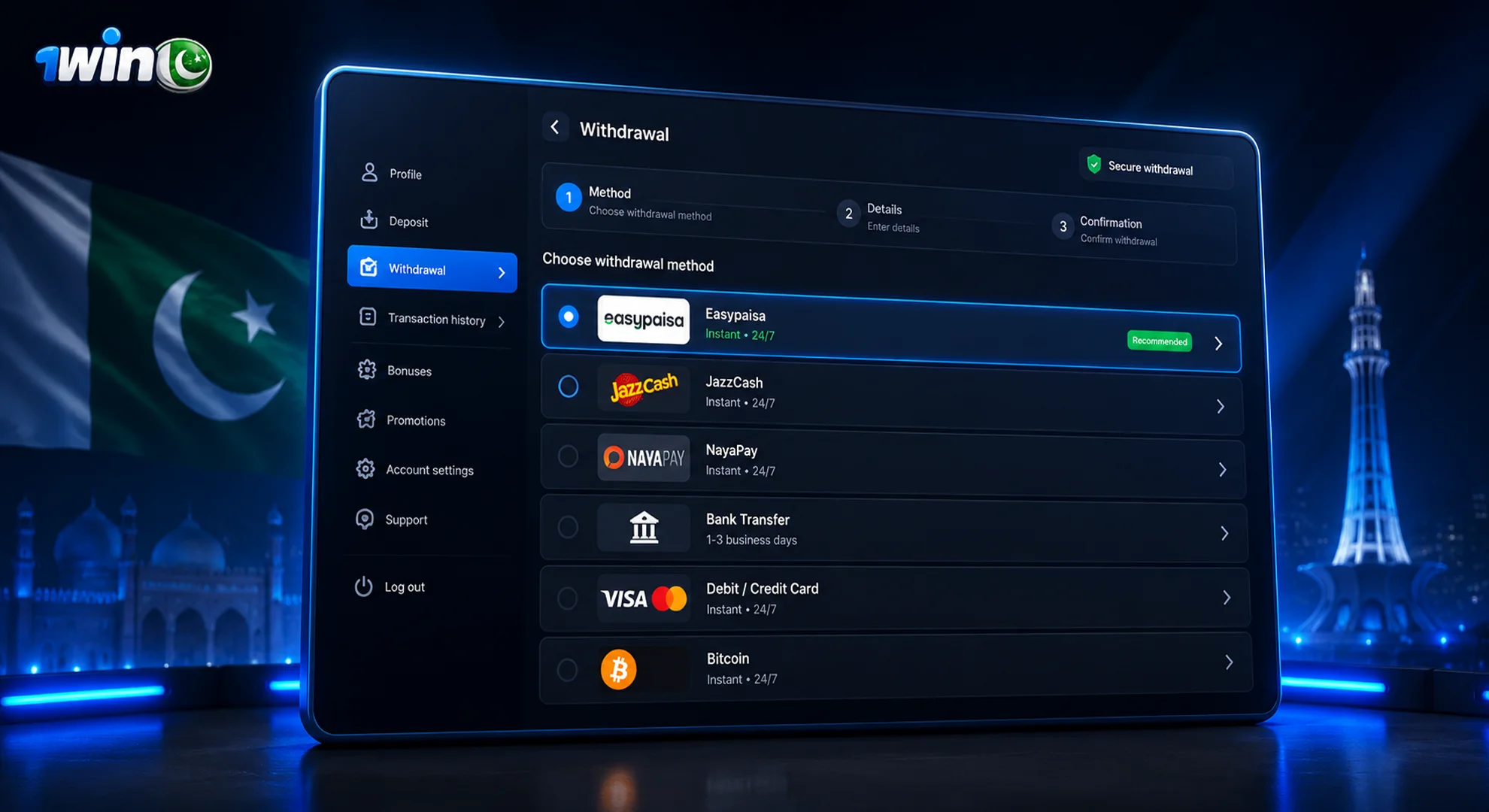choose your payment method