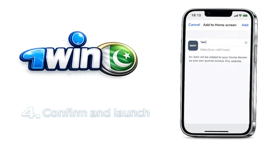 confirm and launch 1win app android