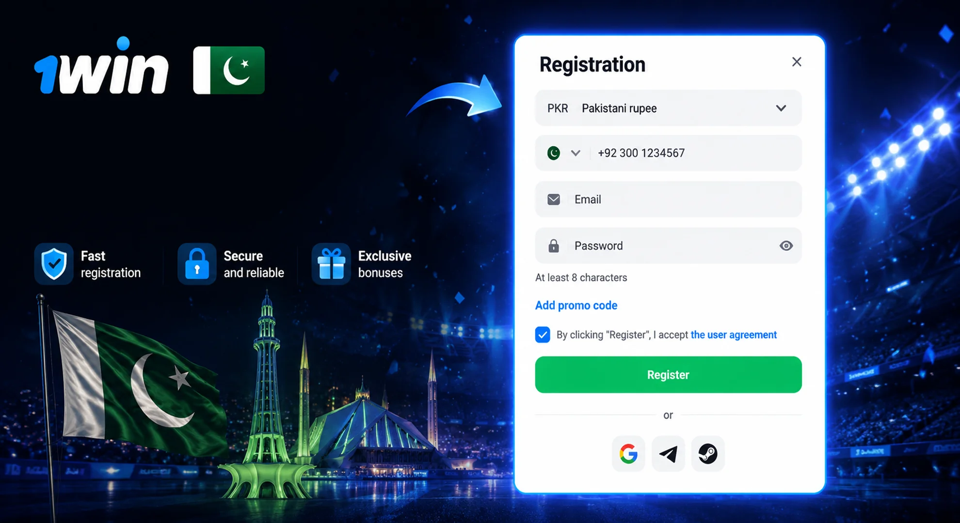 enter your personal details